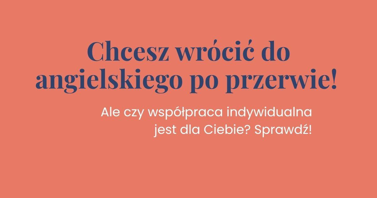 angielski online dla dorosłych indywidualnie, wsparcie i mentoring 