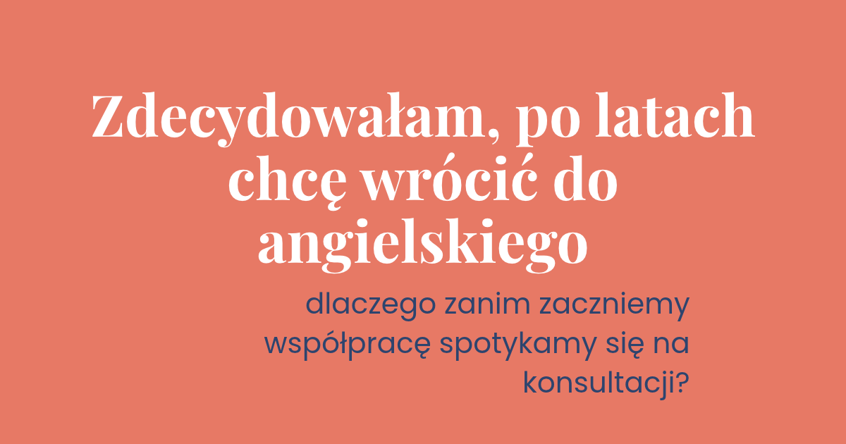 Angielski dla kobiet po czterdziestce, po pięćdziesiątce, przełamanie bariery językowej